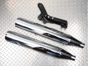 Escape Fat Boy/Breakout + protector térmico + soporte OEM 64900458