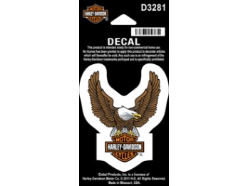 Harley-Davidson Sticker Decal -BROWNEAGLE- small Eagle D3281