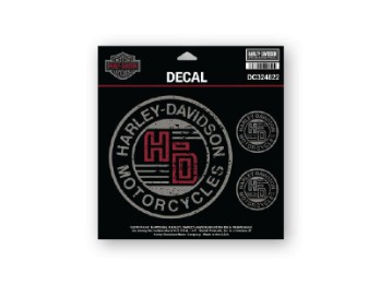Harley-Davidson Decal Sticker -FORGED CIRCLE- Sticker DC324822
