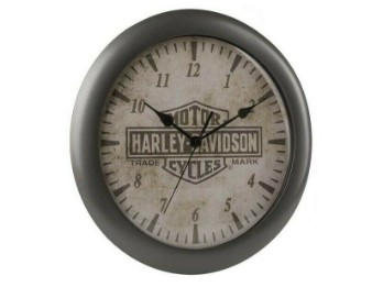 Harley-Davidson Wall Clock -TRADEMARK LOGO CLOCK- HDX-99105 Quarz Clock