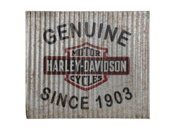 Harley-Davidson "Genuine since 1903" corrugated Metal Sign