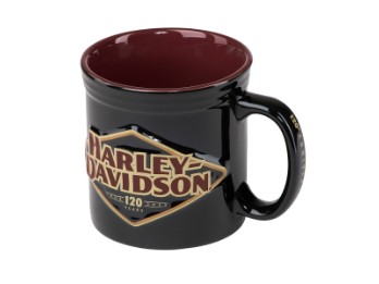 Harley-Davidson "H-D 120TH ANNIVERSARY SCULPTED MUG" HDX-98652