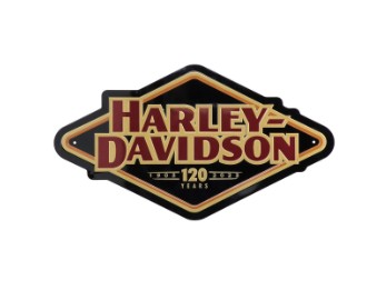 Harley-Davidson "H-D 120TH ANNIVERSARY TIN SIGN" HDX-99255