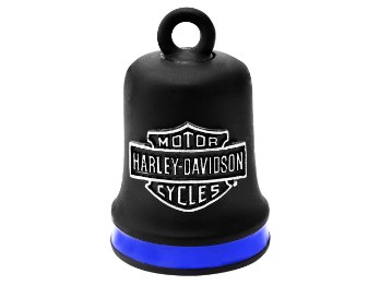 Harley Davidson -Ride Bell Black Matte with blue stripe- HRB096