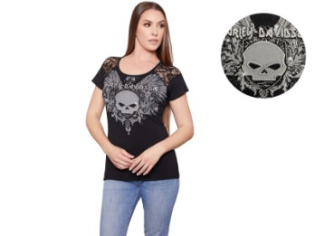Harley-Davidson Damen Shirt "Neph" HT4484BLK 