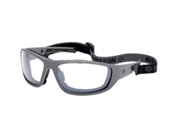 Harley-Davidson Brille "Blaze ACE 2.0 Clear Light-Adjusting Lens, Silver Mirror, Anti-Fog" Grey HZ0047