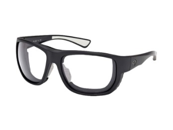 Harley-Davidson Brille "Metal Bound "Smoke Light Adjusting Lens, Anti Fog" Matt Black HZ0052