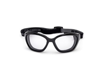 Harley-Davidson Brille "Ultra Hot Smoke Light Adjusting Lens. Anti Fog" Skiny Black HZ0054