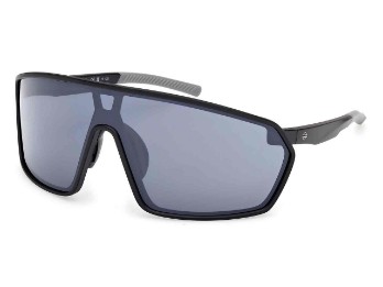 Harley-Davidson Brille "Iron Bond Smoke Color Enhanced Lens, Hydrophobic" Matt Black HZ0057
