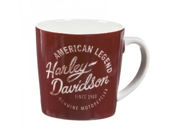 Harley-Davidson Heritage Americano Keramik Tasse NA3MH4908 Burgund 355ml