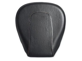 Black Diamond pillion seat low-profile with toast-colored stitching Touring