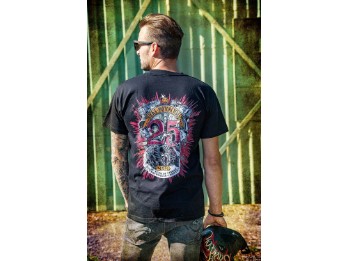 Biker Tee Camiseta "25 J. Anniversary" Harley Davidson Motorcycle 33-AW2019