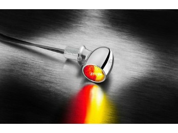 ATTO 3in1 Indicator /Brakelight for Harley 1x in chrom / clear