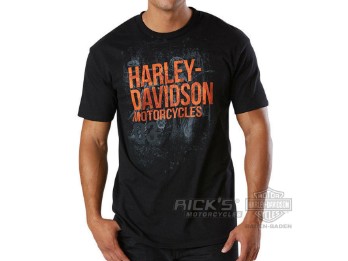 Ricks Harley-Davidson -Heart Raven- Dealer Men's Shirt 5L33-HG08