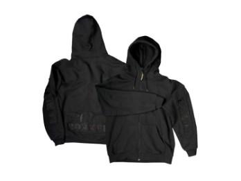 ROKKER COMPANY Zip-Hoodie grey stitched 5201