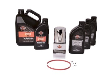 service package Twin Cam Softail up to 2017, chrome oil filter