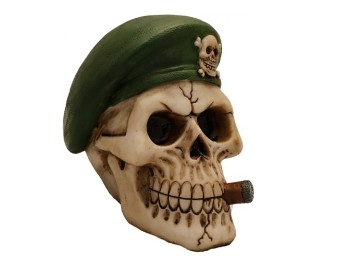 Skull Beret Cigar PI-SK-33