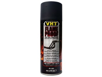 Flame Proof pintura de escape negro EU lata GSP-102