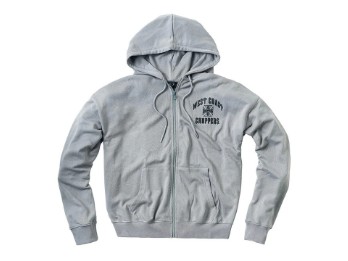 " WCC Iron Oversized Zip Hoody" WCCHD235GR