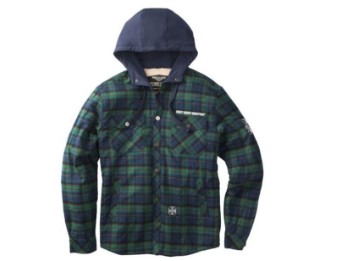 "Sherpa Lined Flannel Jacket" Hemdjacke