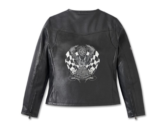 HARLEY-DAVIDSON レザージャケット M Harley-Davidson Women's 120th Anniversary Cafe Racer Leather