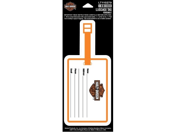 Harley-Davidson-Adressanhnger-BS-LOGO-Luggage-Tag-LT110279-272008950382