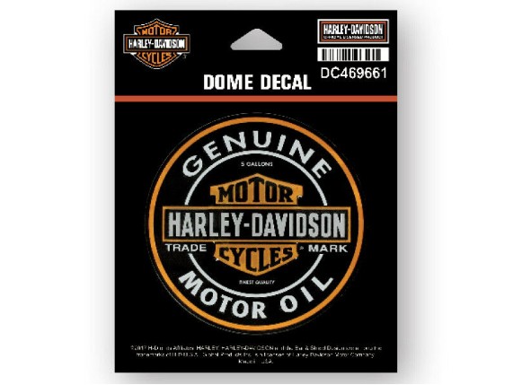 Harley-Davidson-Aufkleber-Dome-Decal-Genuine-Motor-Oil-DC469661-282856583439