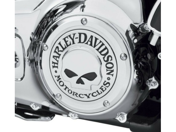 Harley-Davidson-Derbycover-Willie-G-Skull-25700469-Kupplungsdeckel-poliert-274356825150-2
