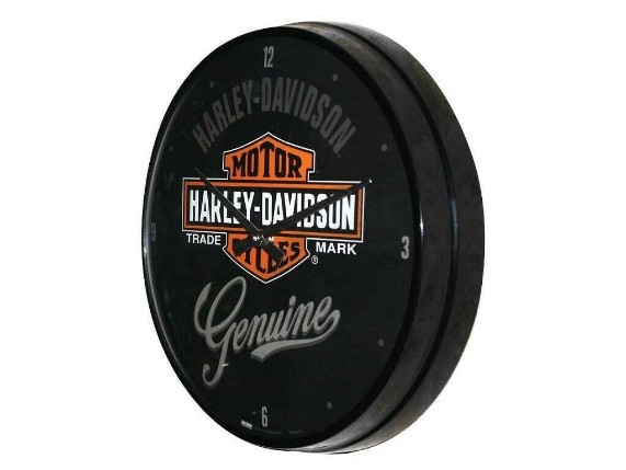 Harley-Davidson-Wanduhr-NOSTALGIC-GENUINE-NA51082-Ouarz-Uhr-283933625205-2