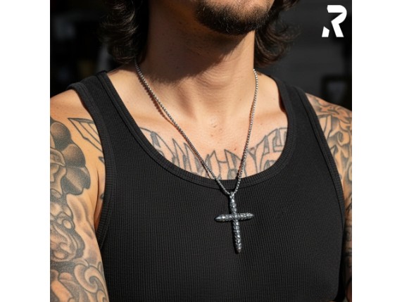 Kreuzanhnger Edelstahl Kettenanhnger Kreuz mit Totenkopf Rockerschmuck Rockyfy 11_1920x1920