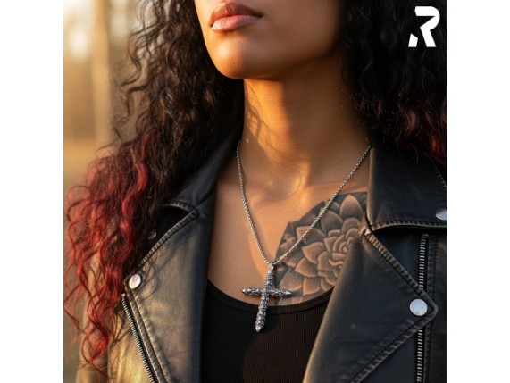 Kreuzanhnger Edelstahl Kettenanhnger Kreuz mit Totenkopf Rockerschmuck Rockyfy 15_1920x1920