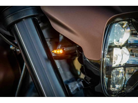 Ricks-Harley-Blinkerhalterung-vorne-FXDR-schw-mit-Kellermann-RHOMBUS-S-Blinkern-283390595773-4
