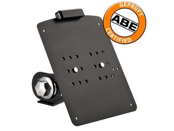 Ricks-Harley-D-Breakout-seitlich-Kennzeichenhalter-glanz-schwarz-mit-TVABE-DE-273701568370