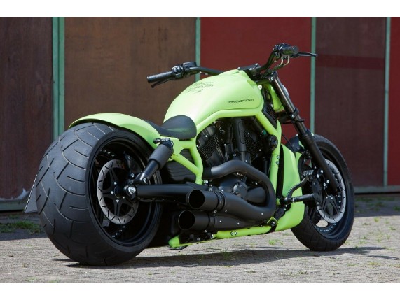 Ricks-Harley-Davidson-Blinkerhalter-Kit-hinten-CNC-gefrst-schwarz-matt-273221059780