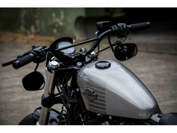 Ricks-Harley-Davidson-Sportster-Lenker-DIRT-TRACK-schwarz-matt-273779240158-3