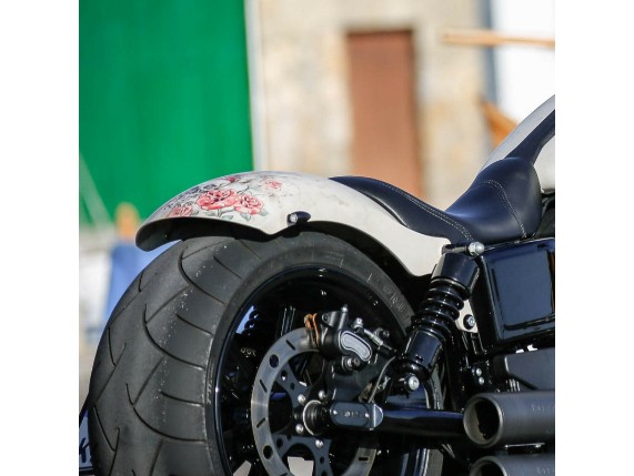 Ricks-Harley-Dyna-ab-2006-Schutzblech-Fender-180er-Reifen-hinten-Stahl-283000394377