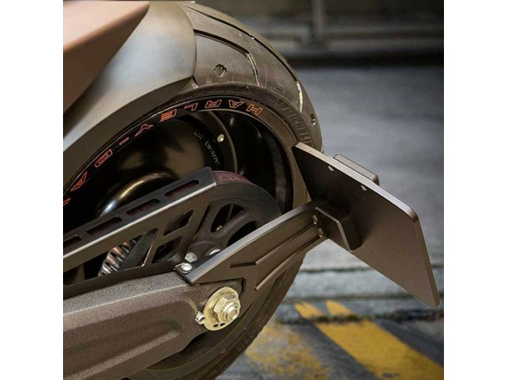 Ricks-Harley-FXDR-seitl-Kennzeichenhalter-ALUMINIUM-einzeln-SCHWMATT-TVABE-273703139813-2