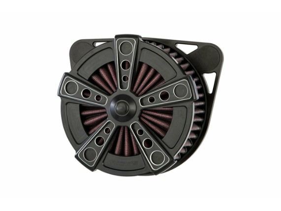 Ricks-Harley-Softail-110Cui-ab-2016-Rodder-Luftfilter-Billet-Alu-schwarz-273749098874-3