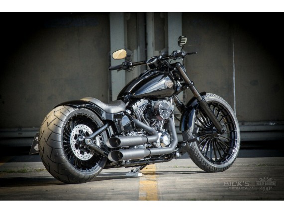 Ricks-Harley-Softail-Breakout-13-17-Kit-fr-8240er-Schutzblech-Fender-hinten-283400419633-8