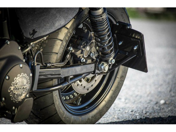 Ricks-Harley-Sportster-seitlich-Kennzeichenhalter-Kit-kurz-glanz-schwarz-DE-273701643866-10