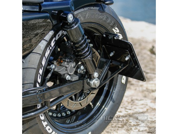 Ricks-Harley-Sportster-seitlicher-Kennzeichenhalter-einzeln-matt-schwarz-kurz-283380313874-8