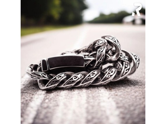 Rockyfy Totenkopf Armband Edelstahl Silber Totenkopfschmuck Rockerschmuck Bikerschmuck Bad King 2 15_1920x1920