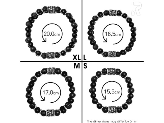 Rockyfy Totenkopfschmuck Totenkopfarmband Lavasteinarmband Doppelarmband Vulkanstein mit Totenkoepfen Black Souls 04_1920x1920