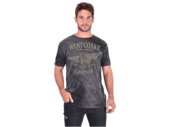 West-Coast-Choppers-Cross-Wings-Magic-Day-T-Shirt-WCCTS132734ZW-Schwarz-Tee-283927610889