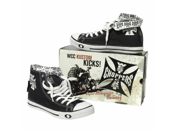 West-Coast-Choppers-WARRIOR-SHOE-WCCSH001ZW-Herren-Sneaker-Schwarz-Schuhe-283927686262