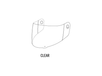 X-SPIRIT III 2D RACING VISOR CLEAR