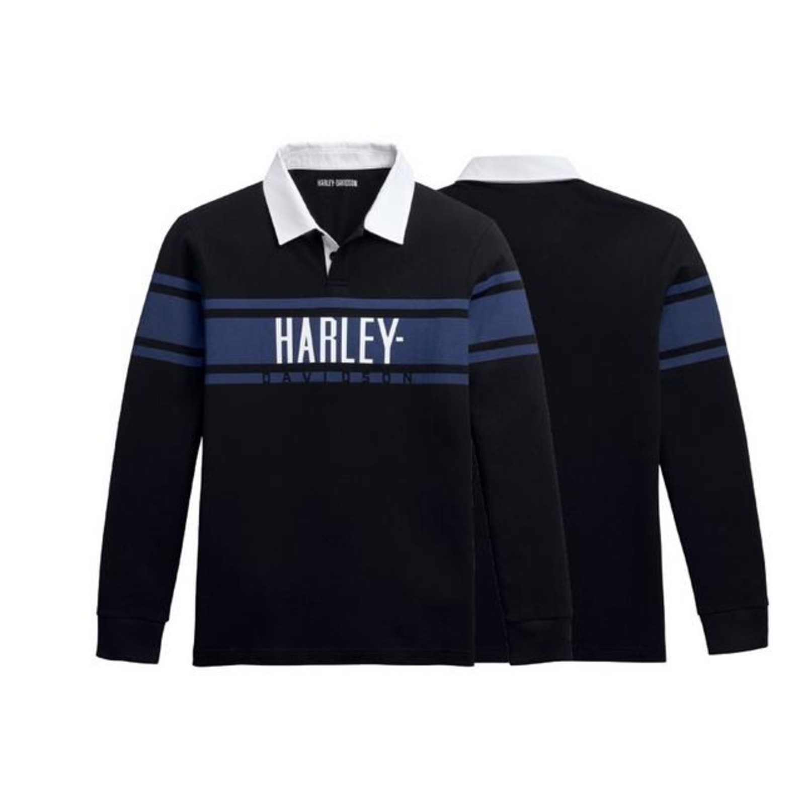 Harley-Davidson Long Sleeve Rugby Shirt Men's XXL / eaa497096