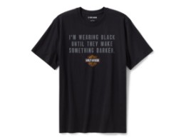 T-Shirt Make Something Darker schwarz