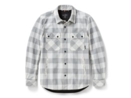 Motorrad-Hemdjacke Operative Mesh grau/off-white