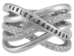 Ring Twisted Bling H-D Tapered Band